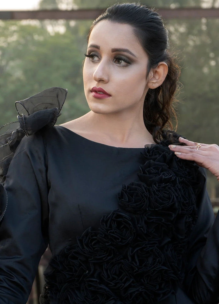 Syah Pret Western Suit Smoked Pattern Maxi