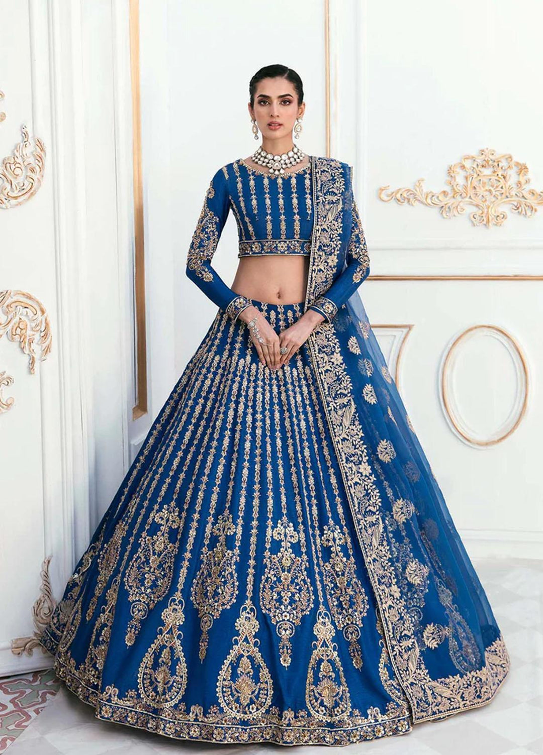 Sylvia By Akbar Aslam Embroidered Raw Silk Suits Unstitched 4 Piece AA23S 1452 Dyla - Wedding Collection