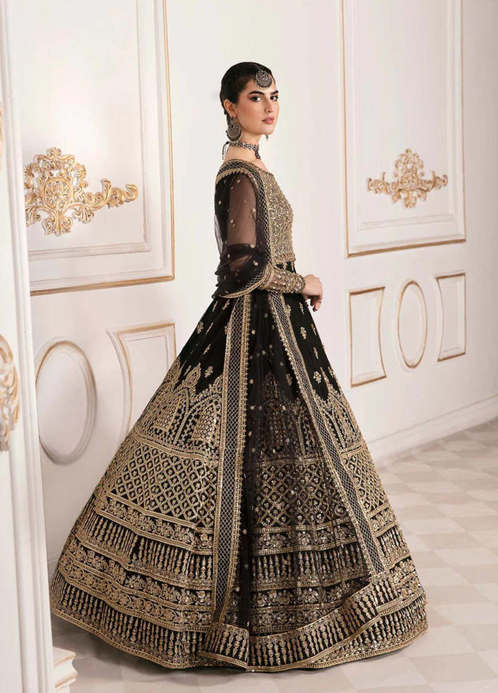 Sylvia By Akbar Aslam Embroidered Net Suits Unstitched 4 Piece AA23S 1453 Myrah - Wedding Collection