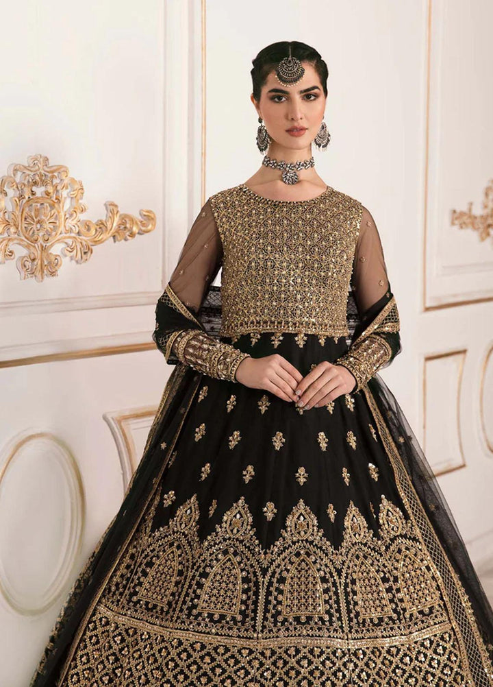 Sylvia By Akbar Aslam Embroidered Net Suits Unstitched 4 Piece AA23S 1453 Myrah - Wedding Collection