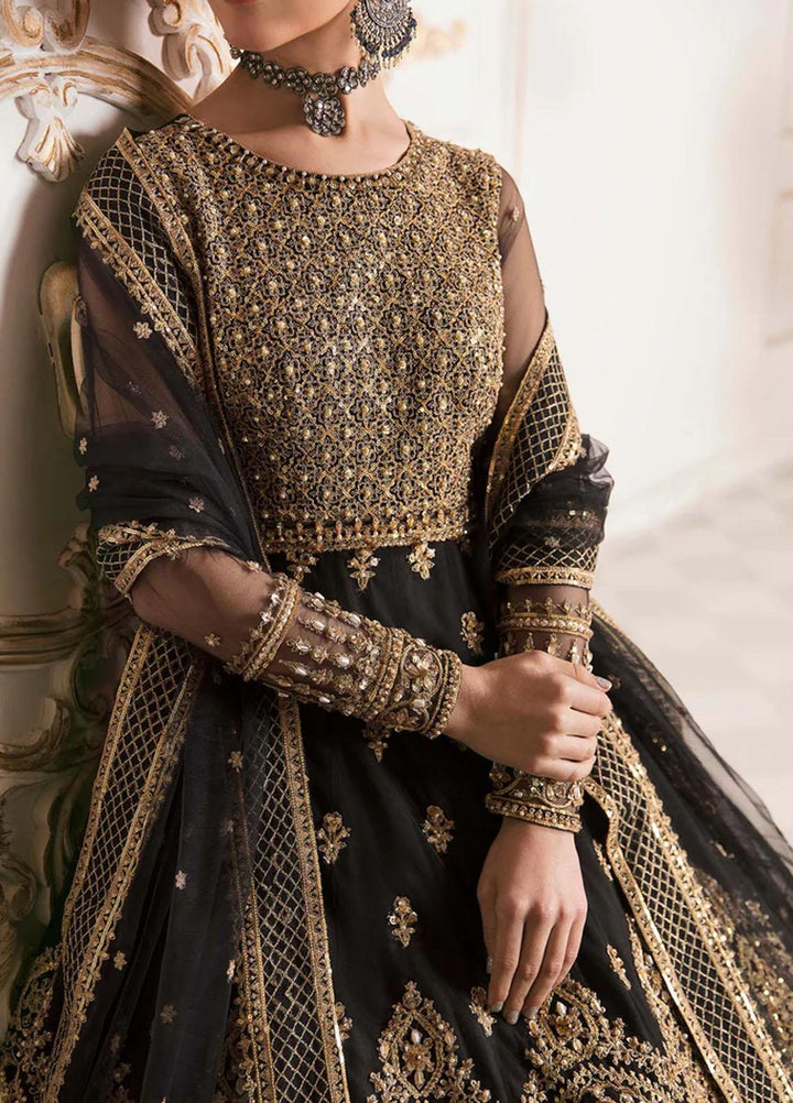 Sylvia By Akbar Aslam Embroidered Net Suits Unstitched 4 Piece AA23S 1453 Myrah - Wedding Collection