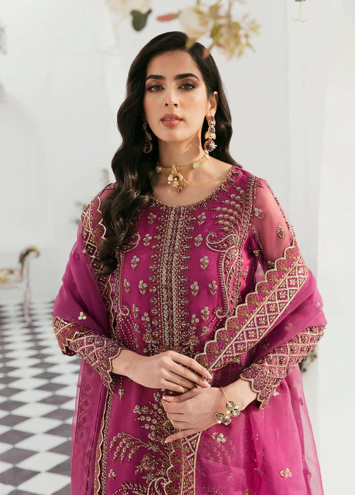 Sylvia By Akbar Aslam Embroidered Organza Suits Unstitched 4 Piece AA23S 1461 Isla - Wedding Collection