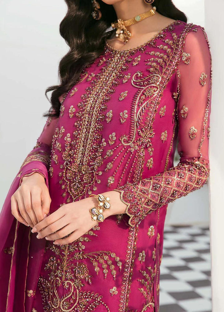 Sylvia By Akbar Aslam Embroidered Organza Suits Unstitched 4 Piece AA23S 1461 Isla - Wedding Collection