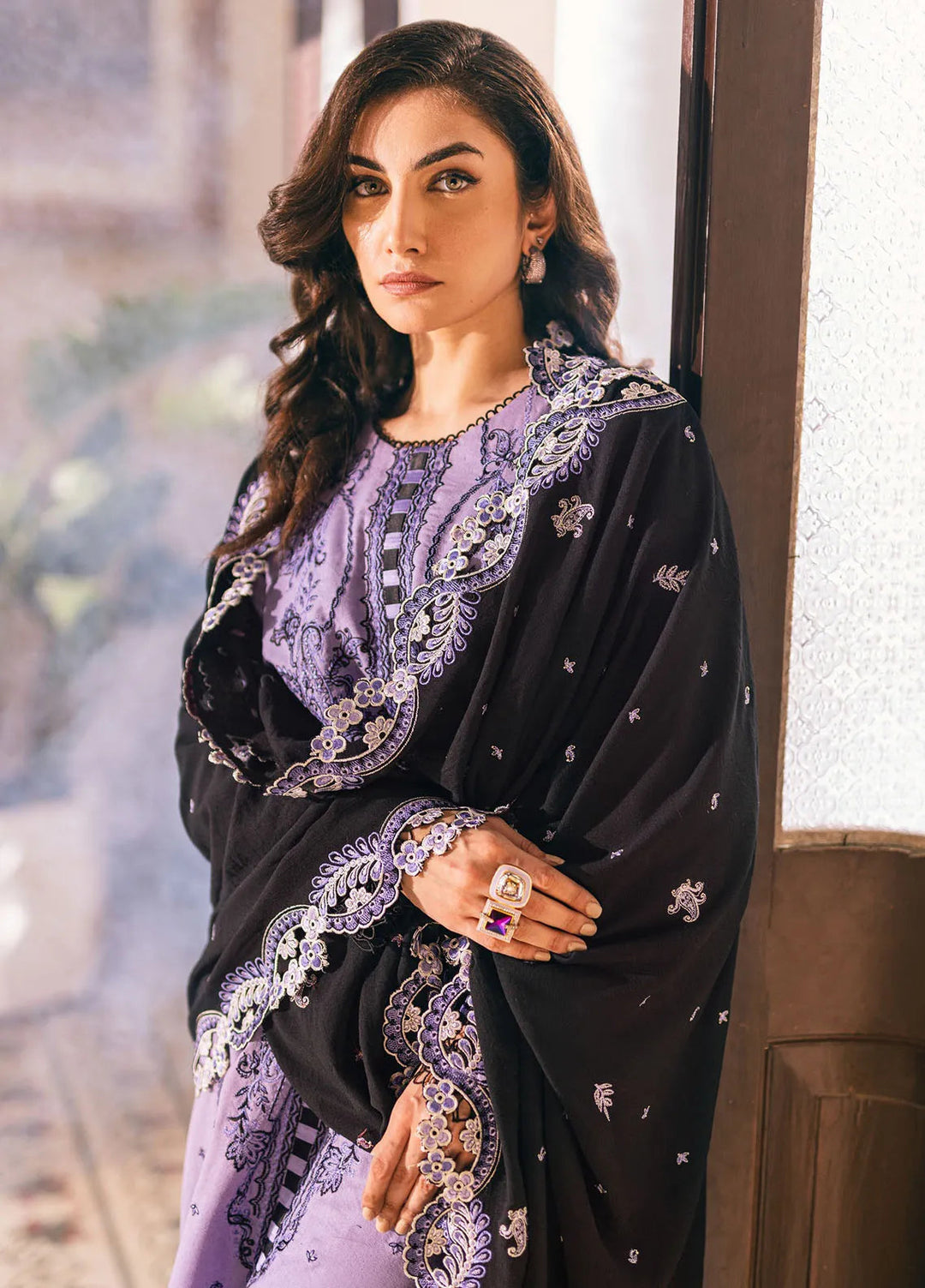 Symphony by Mushq Embroidered Karandi Suits Unstitched 3 Piece MQ24SP MW-KRN-01 Glam Attitude - Winter Collection