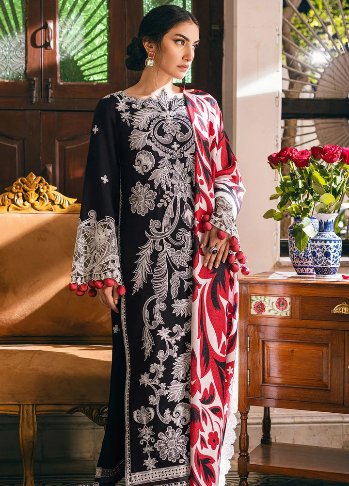 Symphony by Mushq Embroidered Karandi Suits Unstitched 3 Piece MQ24SP MW-KRN-03 Midnight Magic - Winter Collection