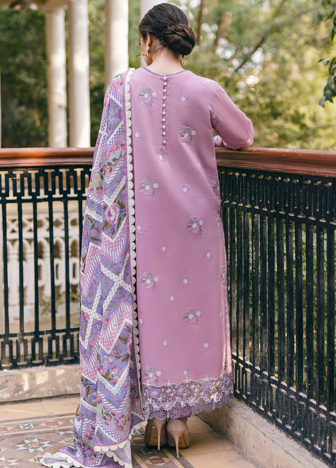 Symphony by Mushq Embroidered Karandi Suits Unstitched 3 Piece MQ24SP MW-KRN-05 Sable Shine - Winter Collection