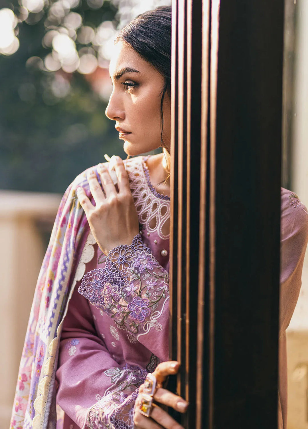 Symphony by Mushq Embroidered Karandi Suits Unstitched 3 Piece MQ24SP MW-KRN-05 Sable Shine - Winter Collection