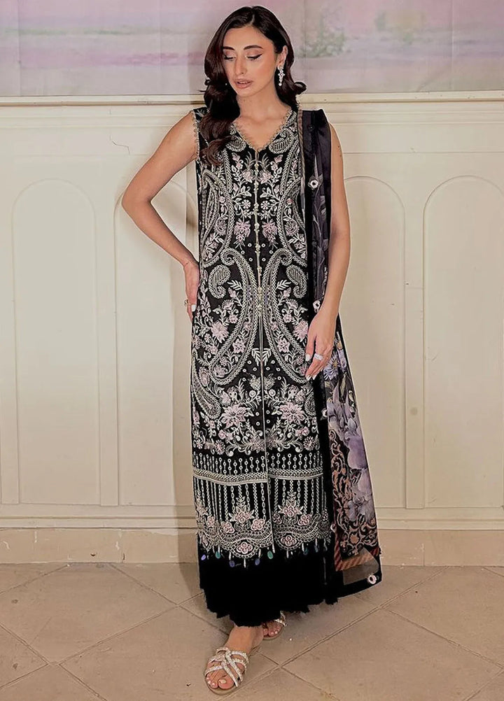 Symphony by Neeshay Embroidered Lawn Suits Unstitched 3 Piece NSH24S Celestial - Summer Collection