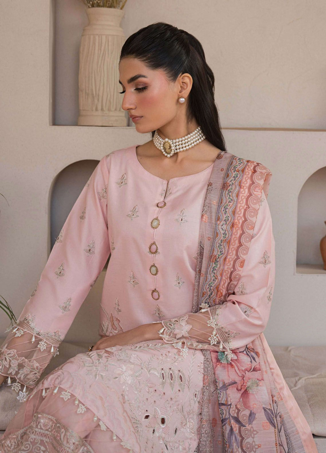 Symphony by Neeshay Embroidered Lawn Suits Unstitched 3 Piece NSH24S Lullaby - Summer Collection