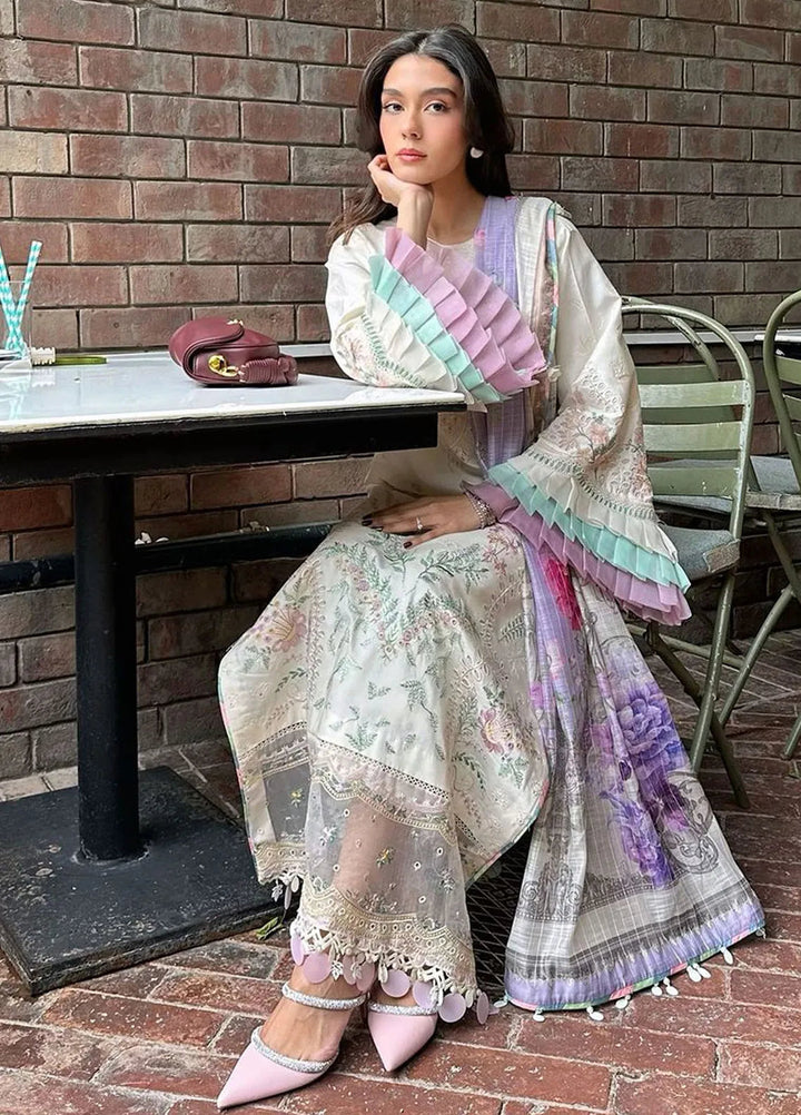 Symphony by Neeshay Embroidered Lawn Suits Unstitched 3 Piece NSH24S Opus - Summer Collection