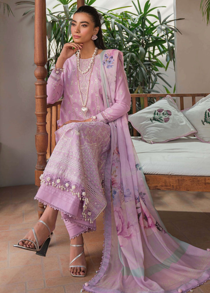 Symphony by Neeshay Embroidered Lawn Suits Unstitched 3 Piece NSH24S Serenade - Summer Collection
