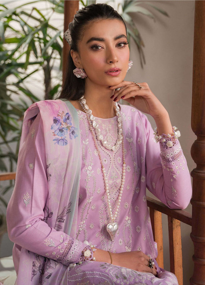 Symphony by Neeshay Embroidered Lawn Suits Unstitched 3 Piece NSH24S Serenade - Summer Collection