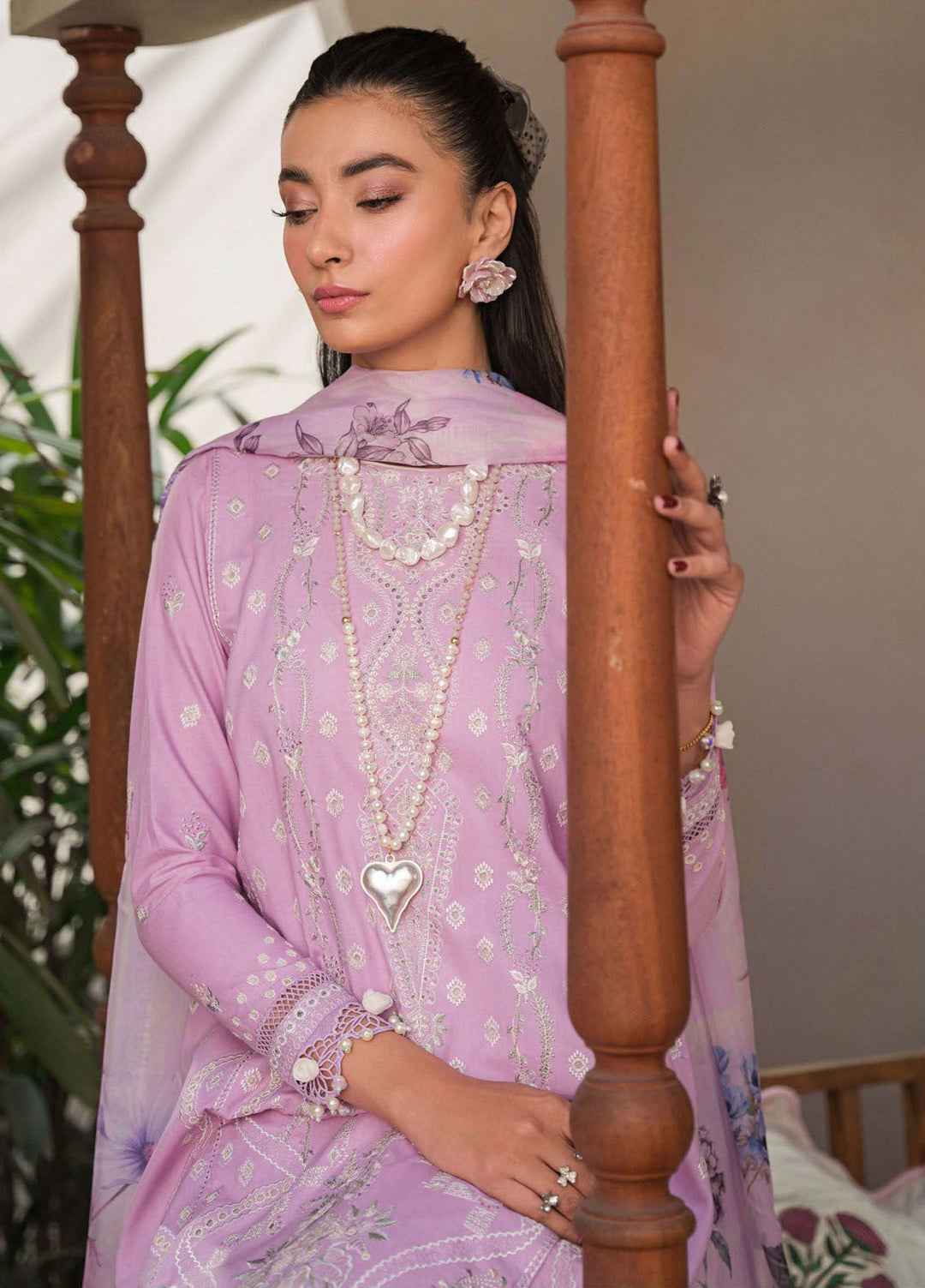 Symphony by Neeshay Embroidered Lawn Suits Unstitched 3 Piece NSH24S Serenade - Summer Collection