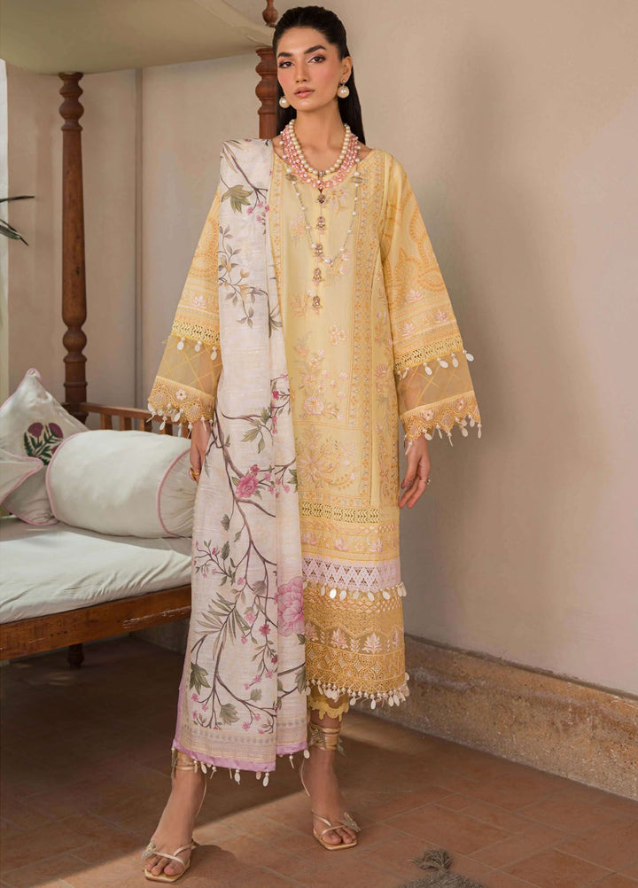 Symphony by Neeshay Embroidered Lawn Suits Unstitched 3 Piece NSH24S Sublime - Summer Collection