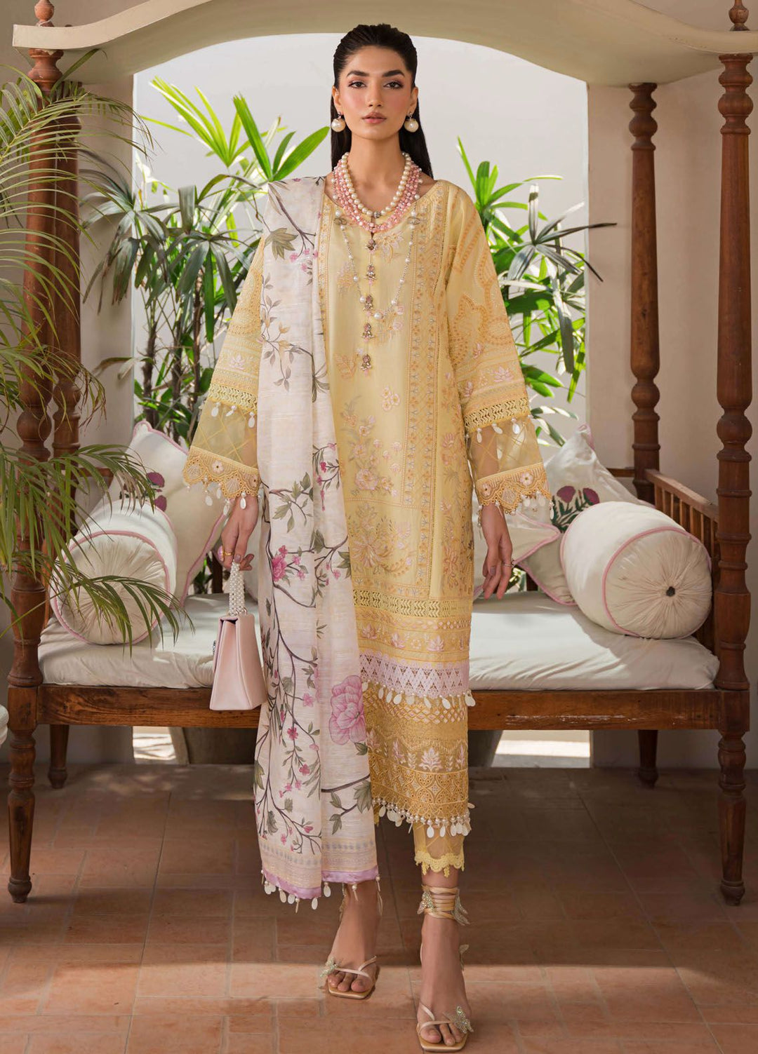 Symphony by Neeshay Embroidered Lawn Suits Unstitched 3 Piece NSH24S Sublime - Summer Collection