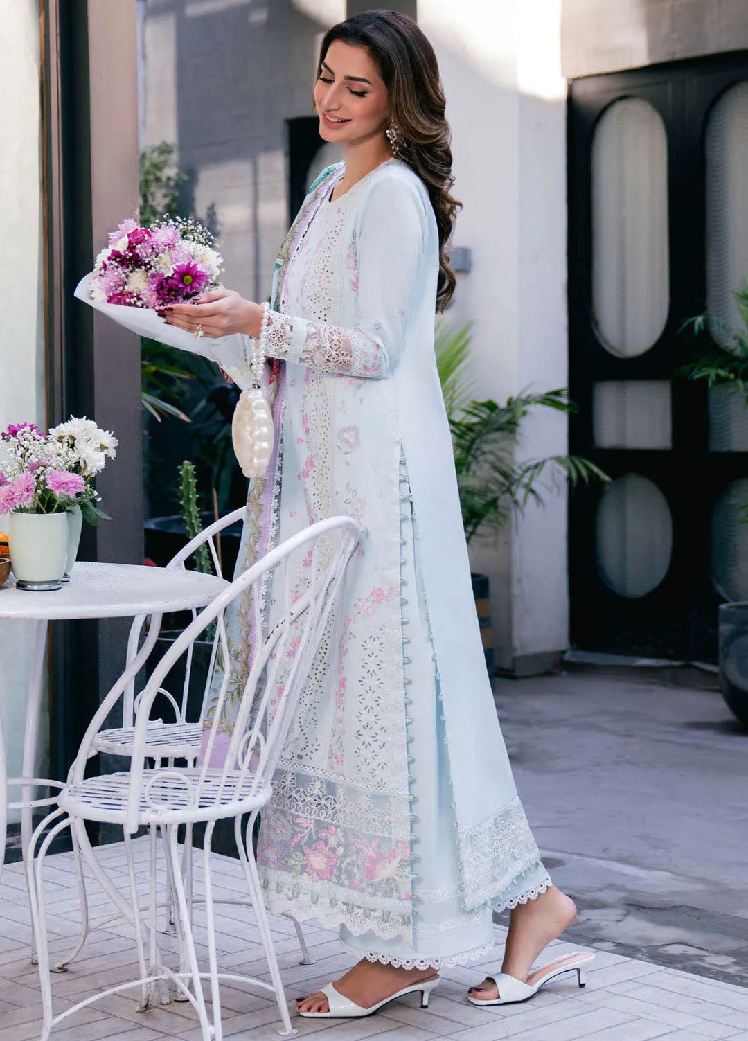 Symphony by Neeshay Embroidered Lawn Suits Unstitched 3 Piece NSH25S Aurelia - Summer Collection