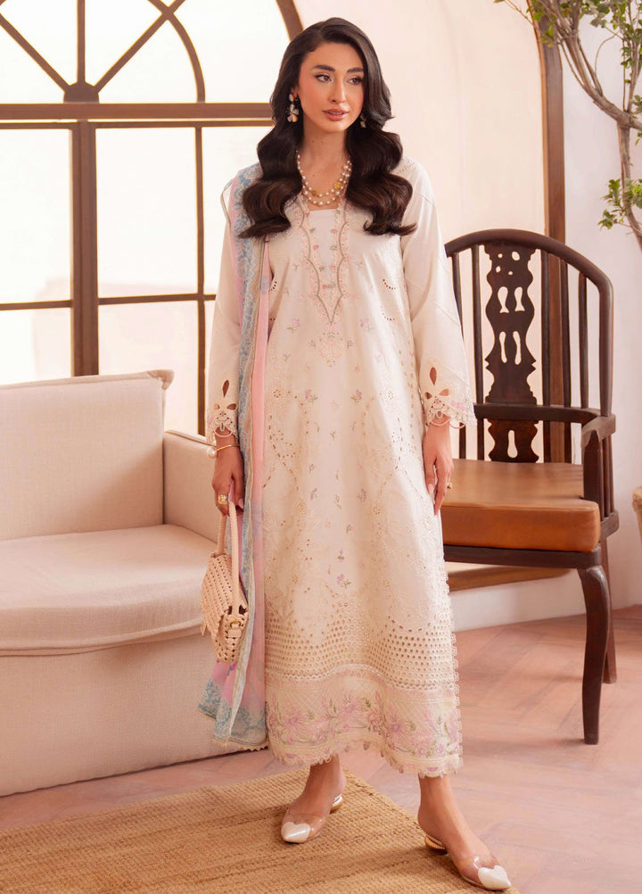 Symphony by Neeshay Embroidered Lawn Suits Unstitched 3 Piece NSH25SLL Lumen - Summer Collection