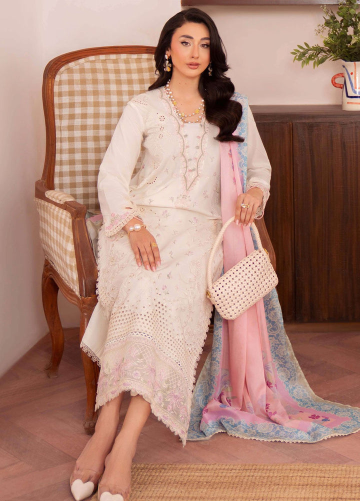 Symphony by Neeshay Embroidered Lawn Suits Unstitched 3 Piece NSH25SLL Lumen - Summer Collection