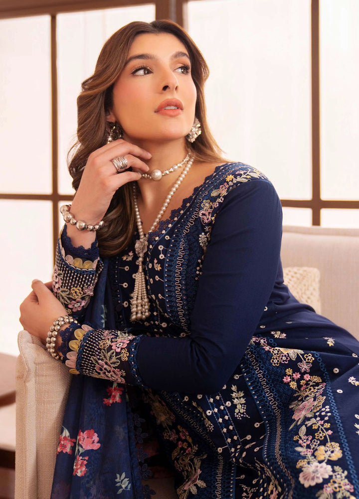 Symphony by Neeshay Embroidered Lawn Suits Unstitched 3 Piece NSH25SLL Vesper - Summer Collection