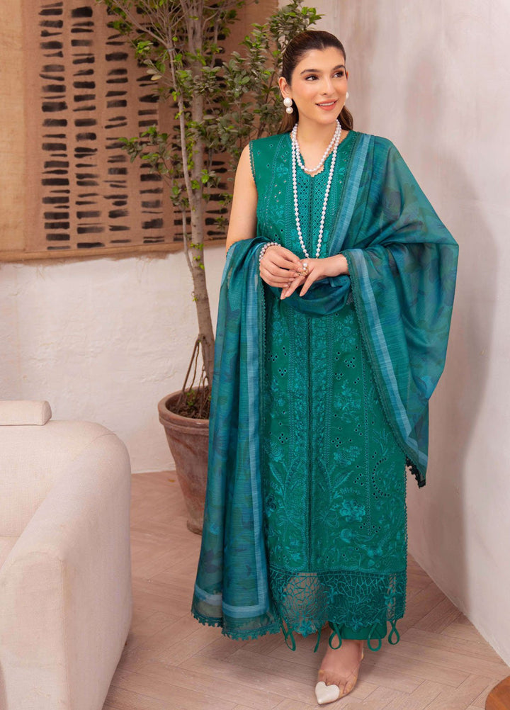 Symphony by Neeshay Embroidered Lawn Suits Unstitched 3 Piece NSH25SLL Zing - Summer Collection