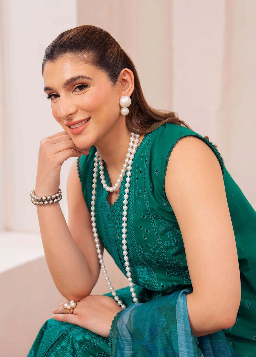 Symphony by Neeshay Embroidered Lawn Suits Unstitched 3 Piece NSH25SLL Zing - Summer Collection