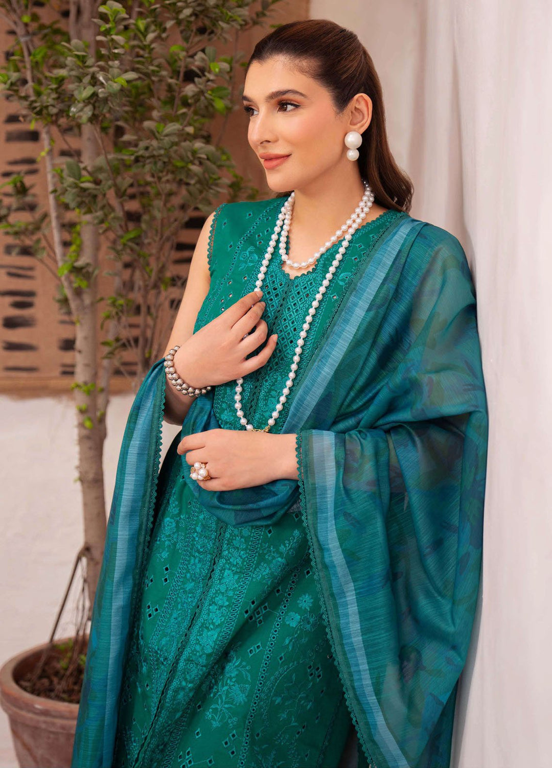 Symphony by Neeshay Embroidered Lawn Suits Unstitched 3 Piece NSH25SLL Zing - Summer Collection