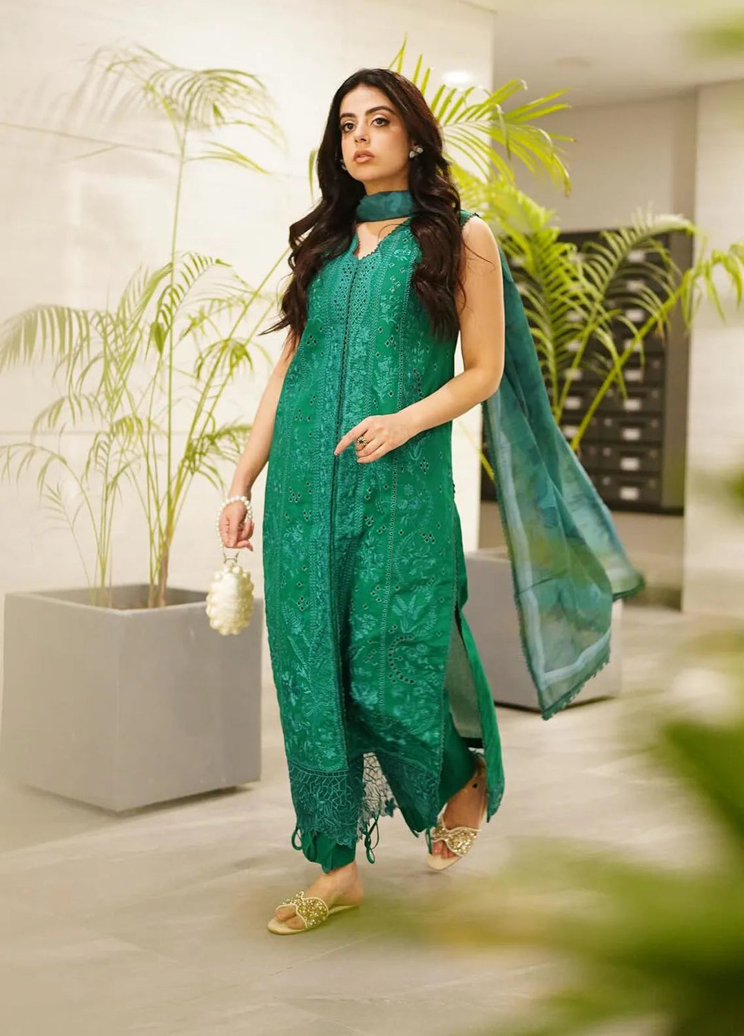 Symphony by Neeshay Embroidered Lawn Suits Unstitched 3 Piece NSH25SLL Zing - Summer Collection