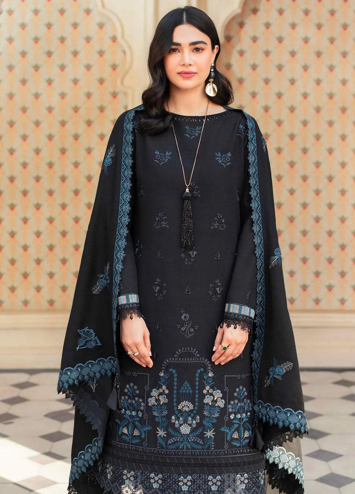 Taabeer By Seran Embroidered Khaddar Suits Unstitched 3 Piece SRN23T Ulfat - Luxury Collection