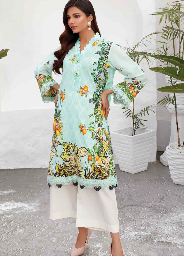 Taabir By Afsaneh Printed Lawn Suits Unstitched 2 Piece AFH21T Ava B - Summer Collection