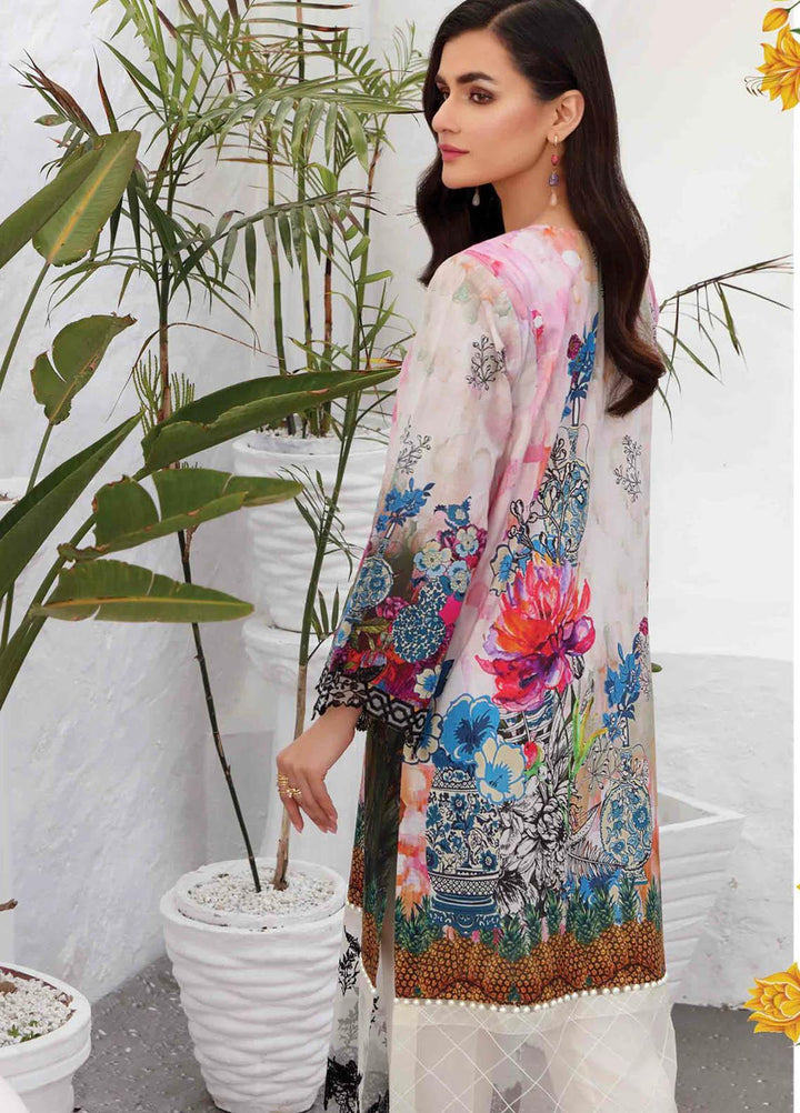 Taabir By Afsaneh Embroidered Lawn  Unstitched Kurties AFH21T Gul A - Summer Collection