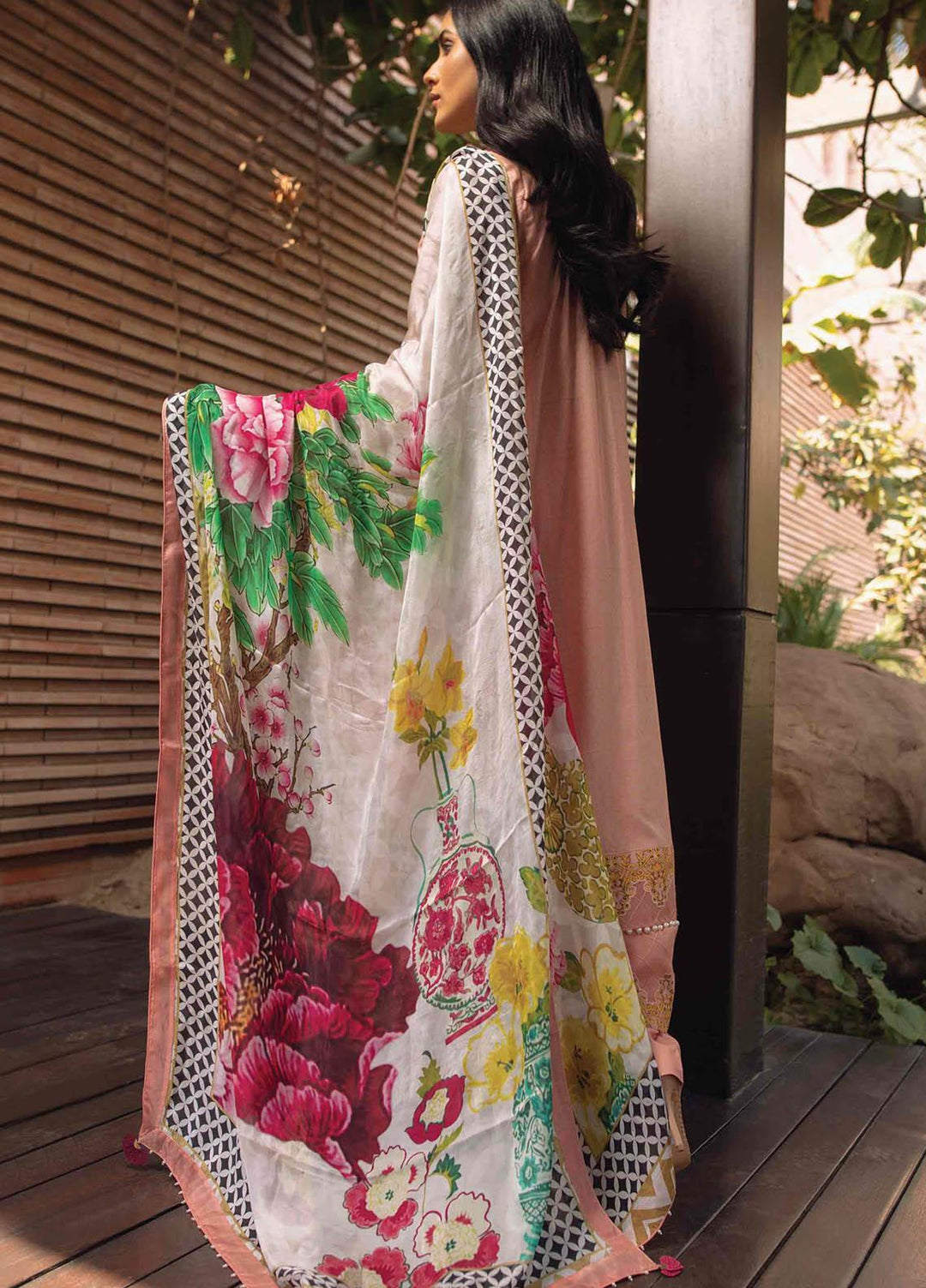 Taabir By Afsaneh Embroidered Lawn Suits Unstitched 3 Piece AFH21T Mah Bano - Summer Collection