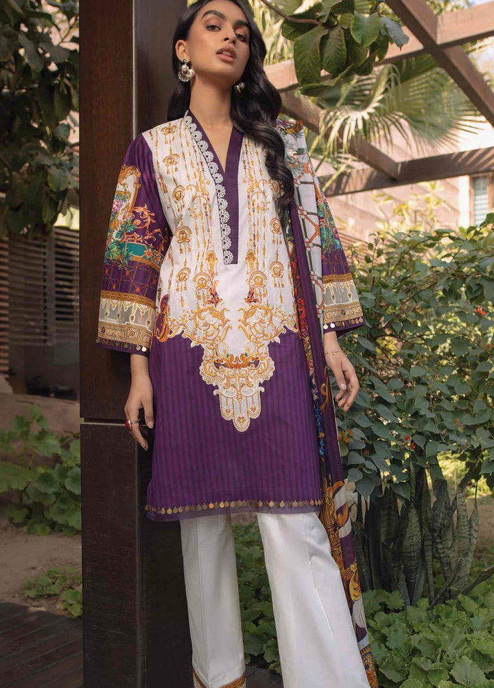 Taabir By Afsaneh Embroidered Lawn Suits Unstitched 3 Piece AFH21T Misha - Summer Collection