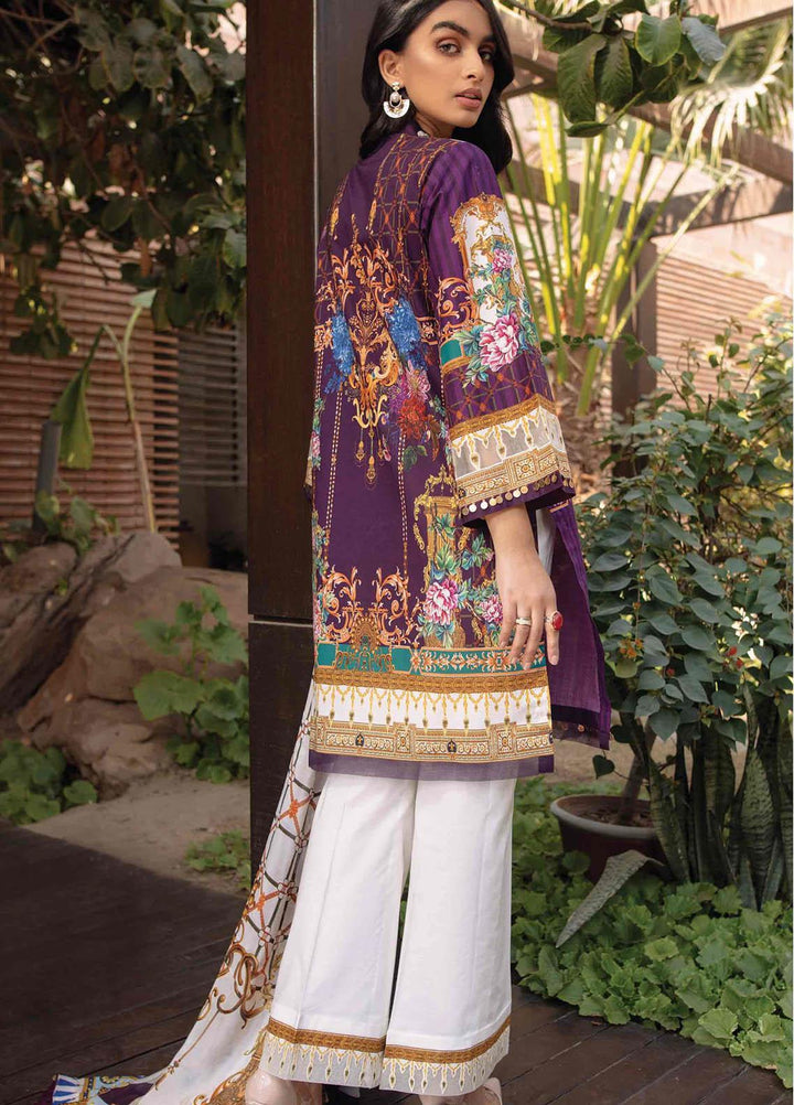 Taabir By Afsaneh Embroidered Lawn Suits Unstitched 3 Piece AFH21T Misha - Summer Collection
