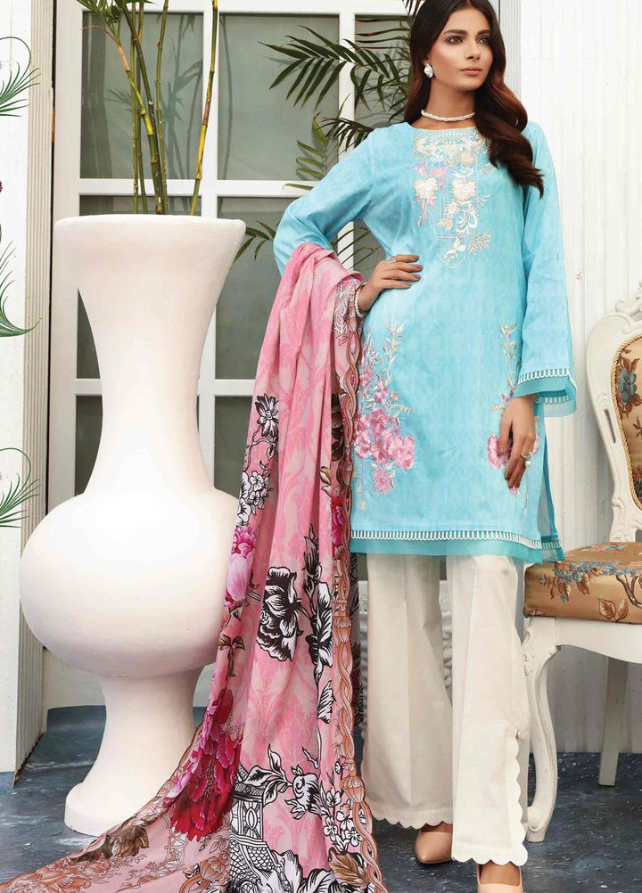 Taabir By Afsaneh Embroidered Lawn Suits Unstitched 3 Piece AFH21T Parmin - Summer Collection