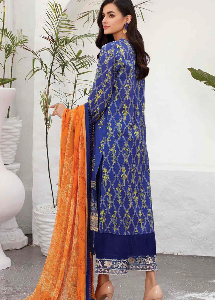 Taabir By Afsaneh Embroidered Lawn Suits Unstitched 2 Piece AFH21T Zernish A - Summer Collection