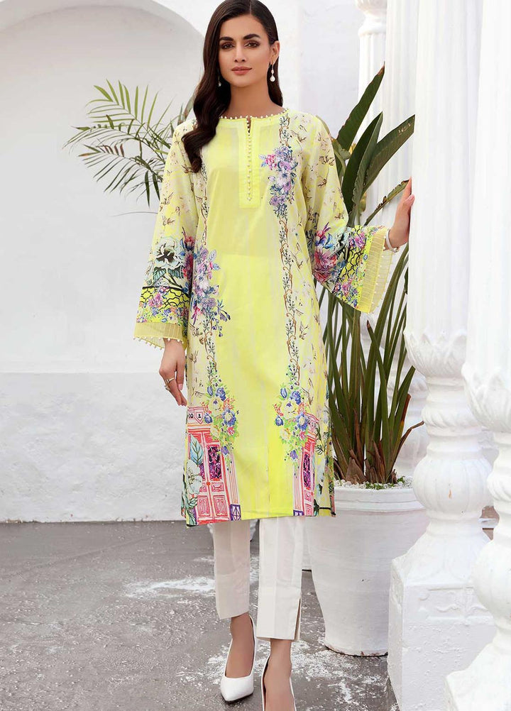 Taabir By Afsaneh Embroidered Lawn  Unstitched Kurties AFH21T-2 02 Mishri-B - Summer Collection