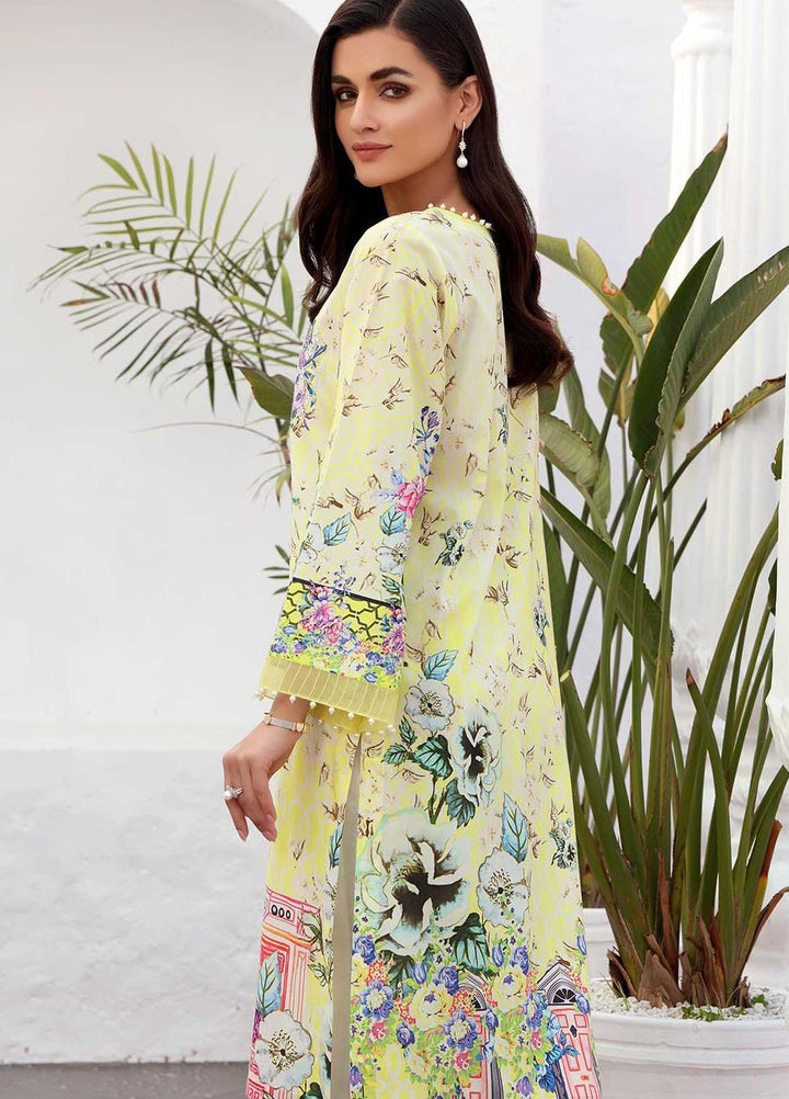 Taabir By Afsaneh Embroidered Lawn  Unstitched Kurties AFH21T-2 02 Mishri-B - Summer Collection