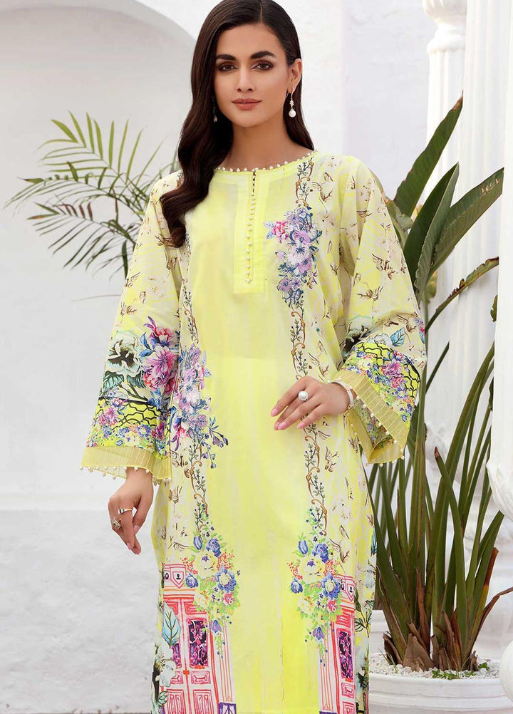 Taabir By Afsaneh Embroidered Lawn  Unstitched Kurties AFH21T-2 02 Mishri-B - Summer Collection