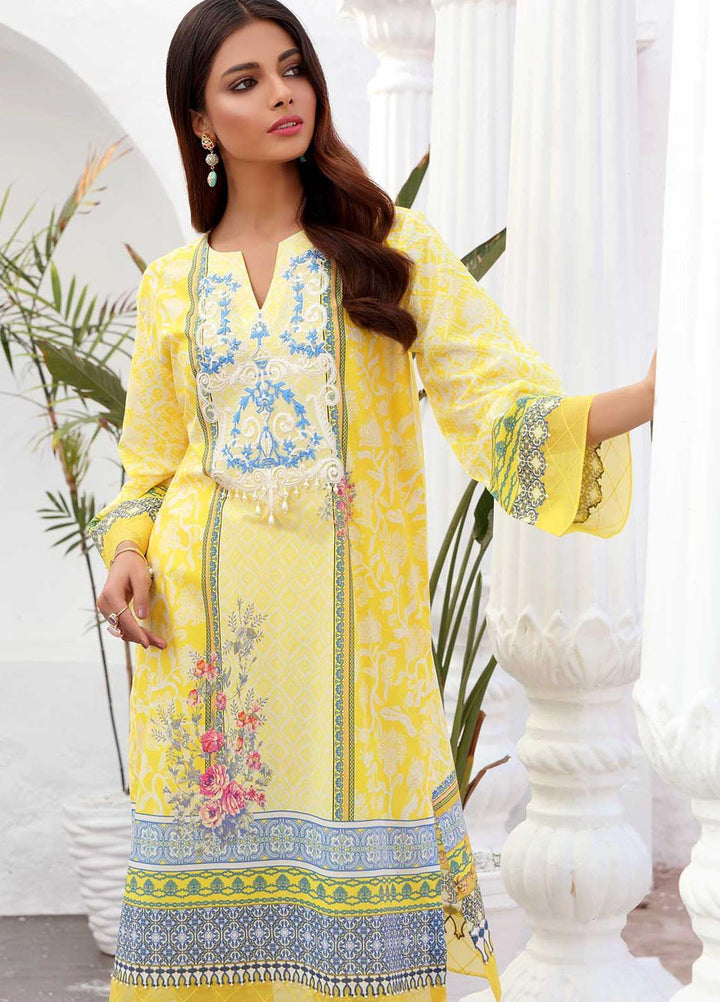 Taabir By Afsaneh Embroidered Lawn Suits Unstitched 2 Piece AFH21T-2 04 Ayden-B - Summer Collection