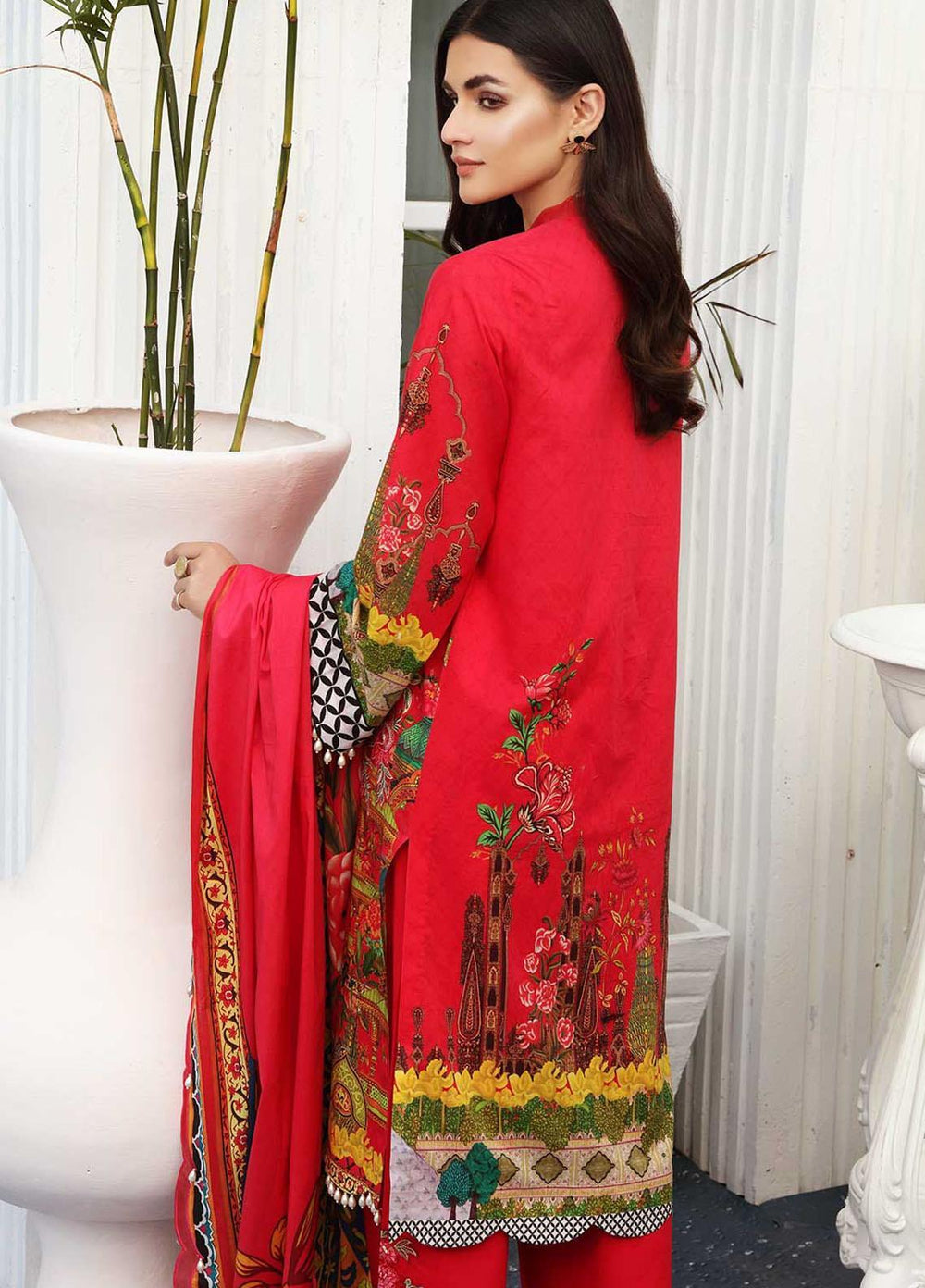 Taabir By Afsaneh Embroidered Lawn Suits Unstitched 2 Piece AFH21T-2 05 Kayan-A - Summer Collection