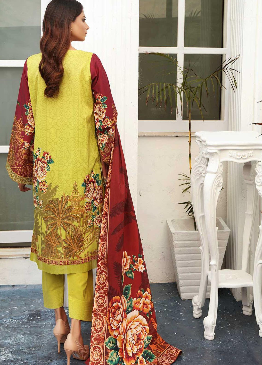 Taabir By Afsaneh Embroidered Lawn Suits Unstitched 2 Piece AFH21T-2 07 Effat-A - Summer Collection