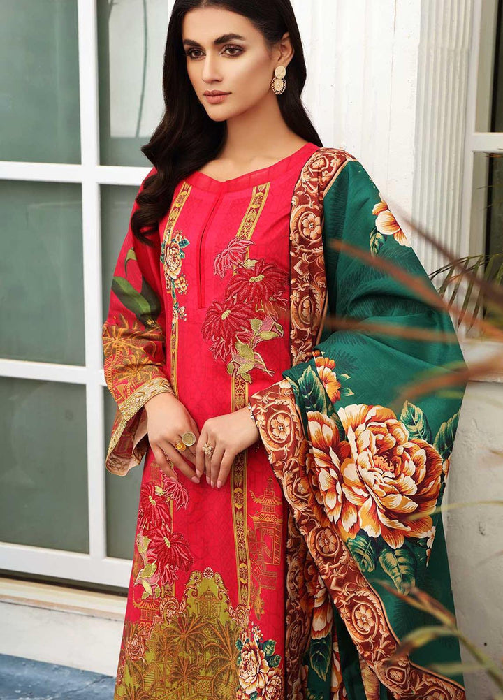 Taabir By Afsaneh Embroidered Lawn Suits Unstitched 2 Piece AFH21T-2 08 Effat-B - Summer Collection