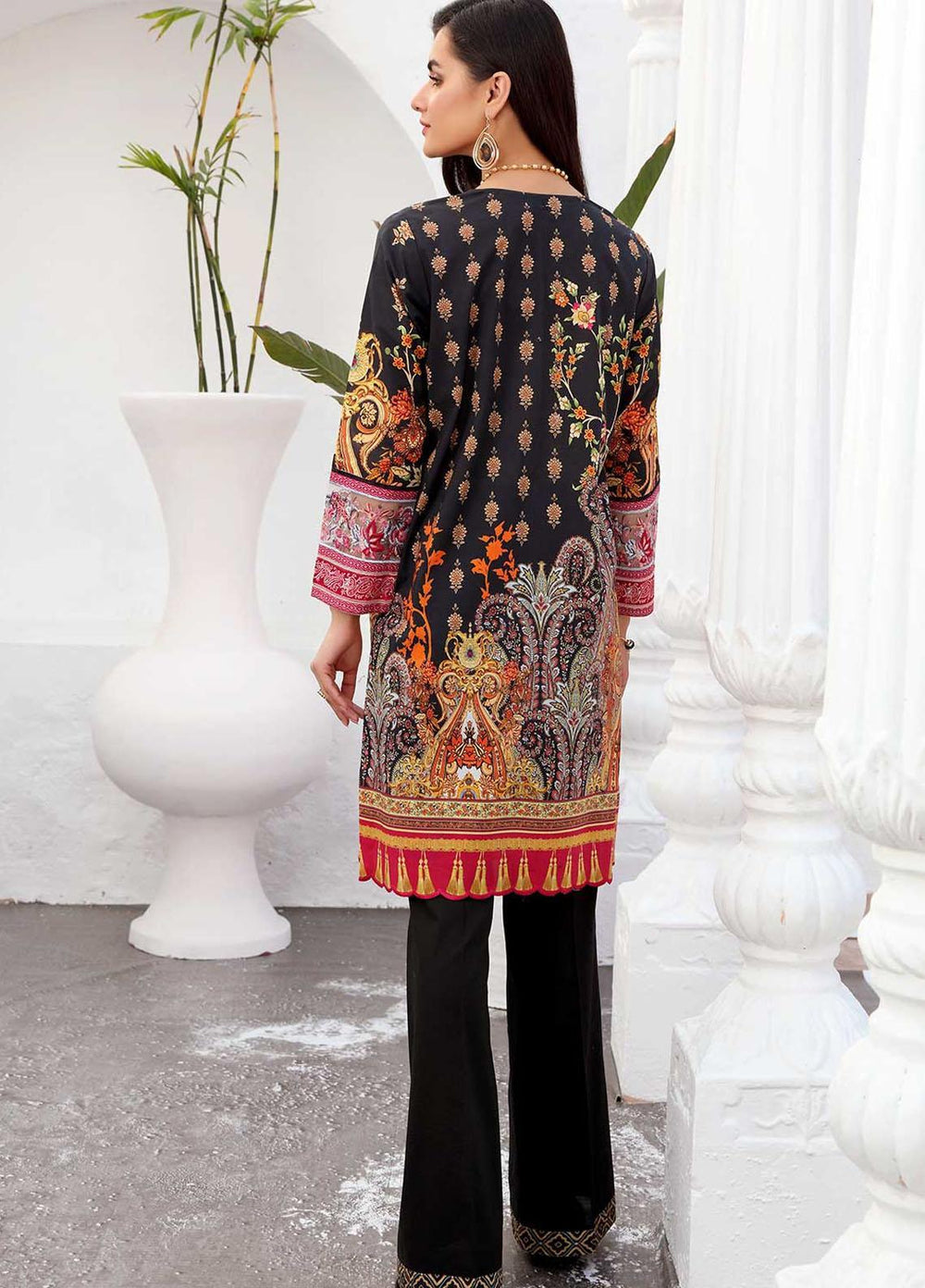 Taabir By Afsaneh Embroidered Lawn Suits Unstitched 2 Piece AFH21T-2 10 Mahab-B - Summer Collection