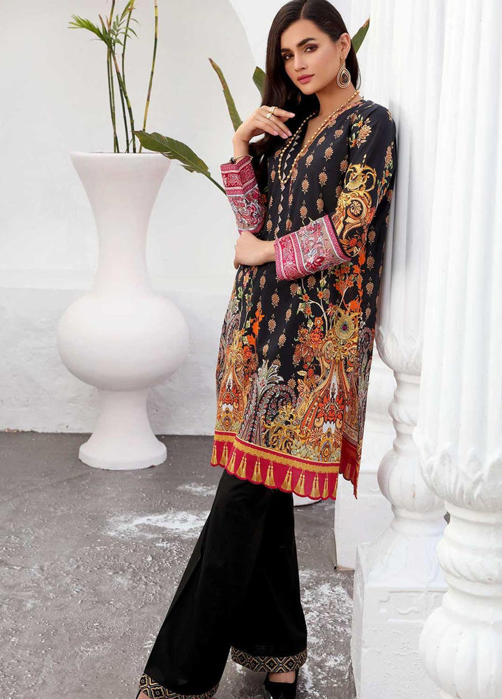 Taabir By Afsaneh Embroidered Lawn Suits Unstitched 2 Piece AFH21T-2 10 Mahab-B - Summer Collection