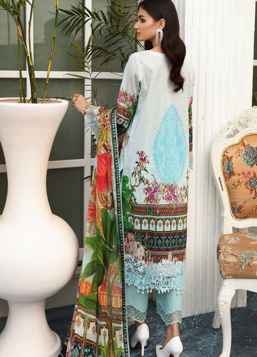 Taabir By Afsaneh Printed Lawn Suits Unstitched 3 Piece AFH21T-2 13 Hayat - Summer Collection