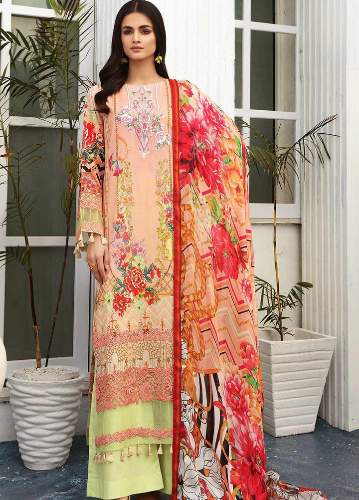 Taabir By Afsaneh Embroidered Lawn Suits Unstitched 3 Piece AFH21T-2 16 Irsa - Summer Collection