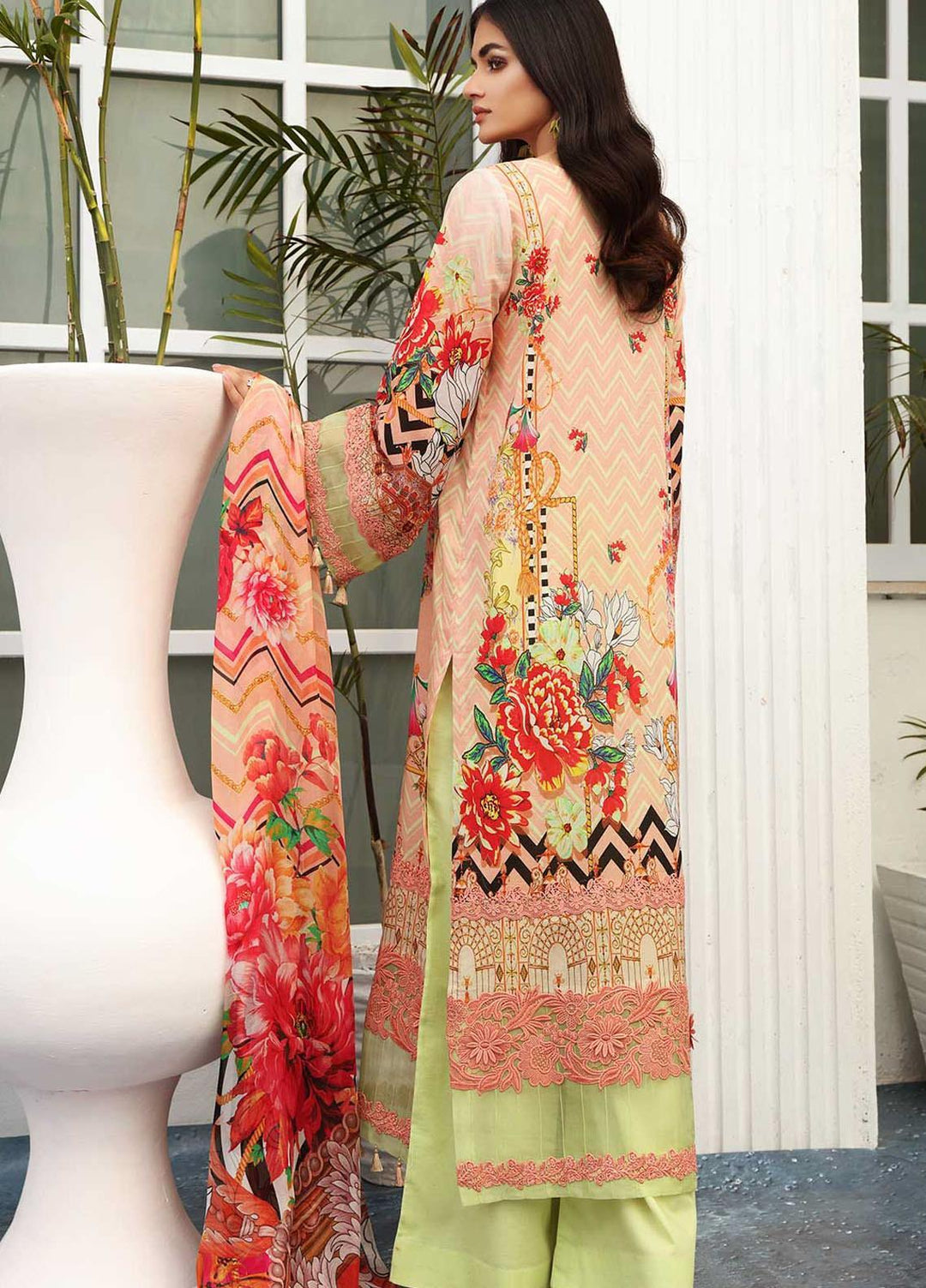 Taabir By Afsaneh Embroidered Lawn Suits Unstitched 3 Piece AFH21T-2 16 Irsa - Summer Collection