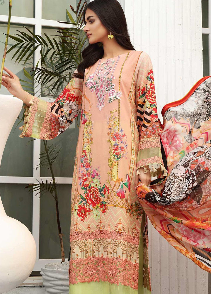 Taabir By Afsaneh Embroidered Lawn Suits Unstitched 3 Piece AFH21T-2 16 Irsa - Summer Collection