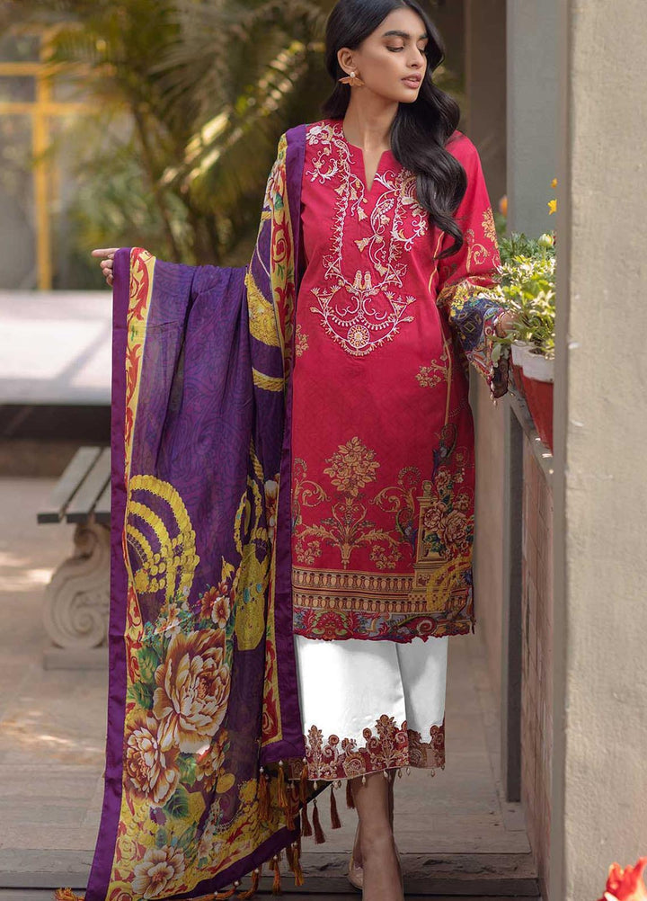 Taabir By Afsaneh Embroidered Lawn Suits Unstitched 3 Piece AFH21T-2 19 Esmat - Summer Collection