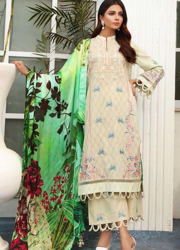 Taabir By Afsaneh Embroidered Lawn Suits Unstitched 3 Piece AFH21T-2 20 Zarrin - Summer Collection